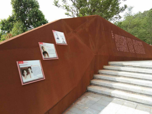 三更罗镇耐候钢挡土墙